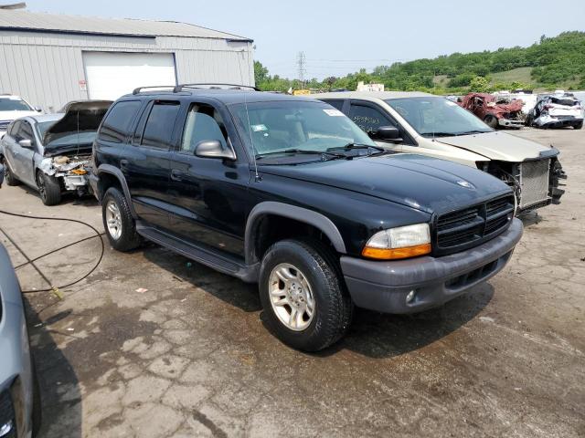 1D4HS38N73F625787 - 2003 DODGE DURANGO SPORT BLACK photo 4