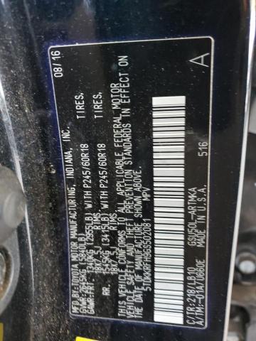 5TDKKRFH9GS502081 - 2016 TOYOTA HIGHLANDER XLE Qara foto 14