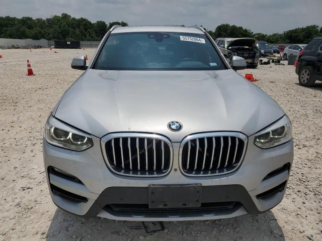 5UXTY5C01M9E46286 - 2021 BMW X3 XDRIVE30I SILVER photo 5