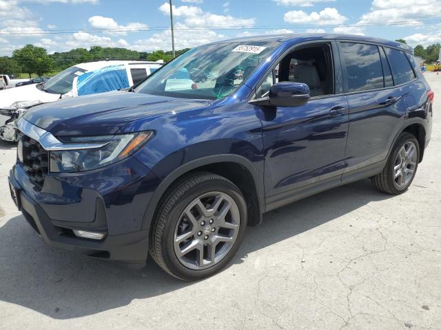 5FNYF8H53NB029730 - 2022 HONDA PASSPORT EXL أزرق صورة 1