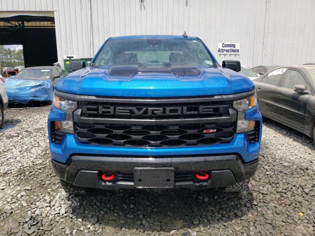 3GCPDCEK2NG607695 - 2022 CHEVROLET SILVERADO K1500 TRAIL BOSS CUSTOM BLUE photo 5