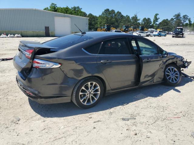 3FA6P0H77HR370466 - 2017 FORD FUSION SE BLACK photo 3