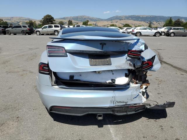 5YJSA1E66NF485200 - 2022 TESLA MODEL S ლურჯი ფოტო 6