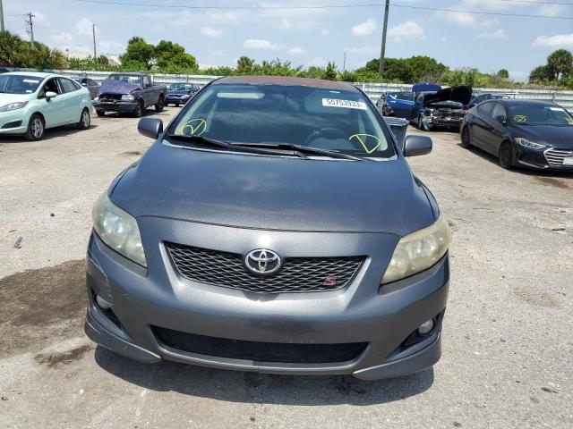 1NXBU4EE7AZ292115 - 2010 TOYOTA COROLLA L BASE GRAY photo 5