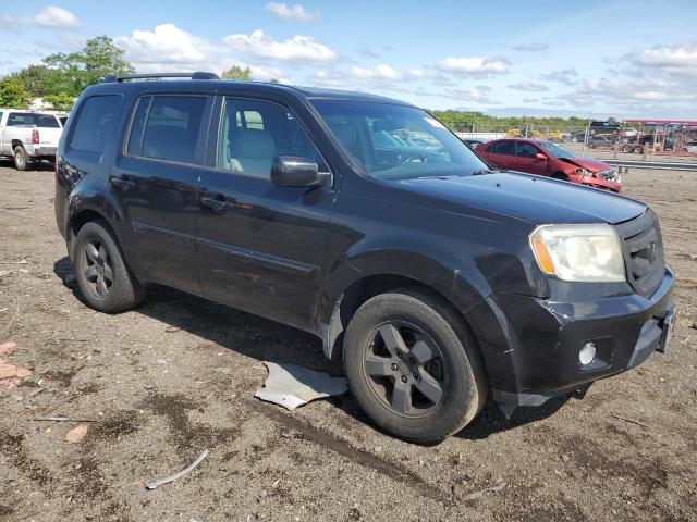 5FNYF4H61AB033593 - 2010 HONDA PILOT EXL BLACK photo 4