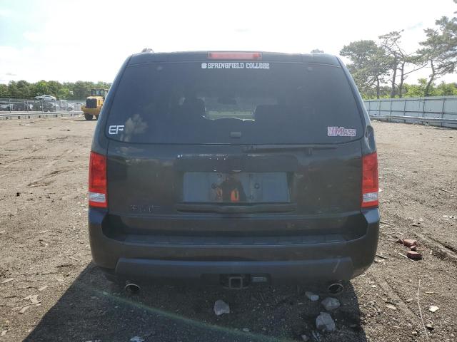 5FNYF4H61AB033593 - 2010 HONDA PILOT EXL BLACK photo 6