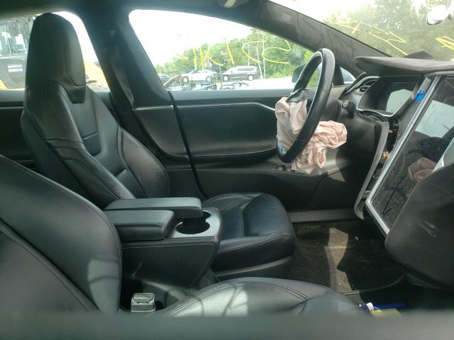 5YJSA1H21EFP63879 - 2014 TESLA MODEL S Մոխրագույն լուսանկար 5