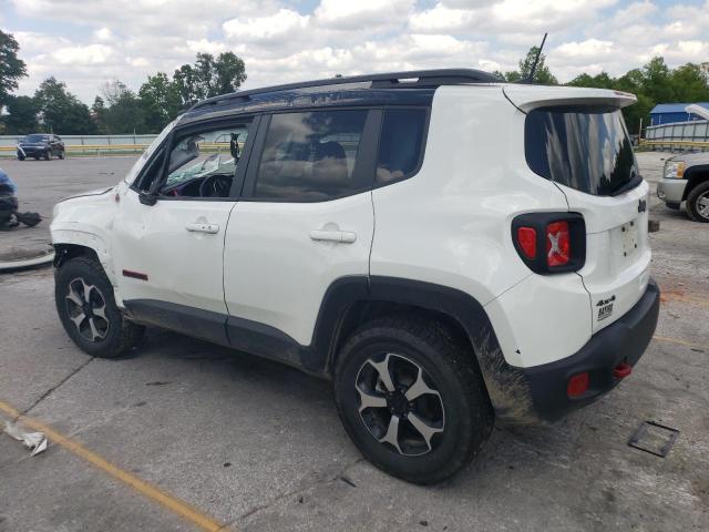 ZACNJDC18MPN30390 - 2021 JEEP RENEGADE TRAILHAWK WHITE photo 2