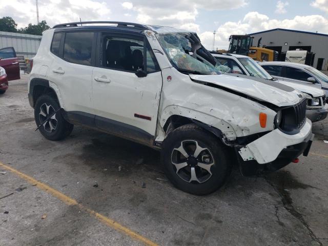 ZACNJDC18MPN30390 - 2021 JEEP RENEGADE TRAILHAWK WHITE photo 4