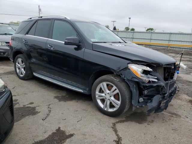 4JGDA5HB0DA228786 - 2013 MERCEDES-BENZ ML 350 4MATIC BLACK photo 4