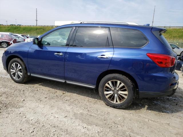 5N1DR2MM4KC596954 - 2019 NISSAN PATHFINDER S BLUE photo 2