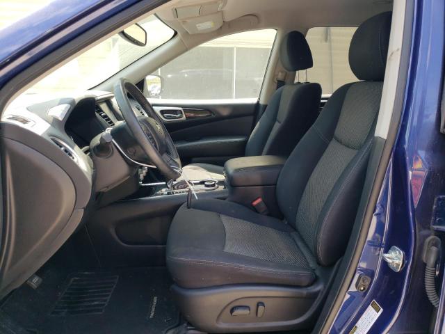 5N1DR2MM4KC596954 - 2019 NISSAN PATHFINDER S BLUE photo 7