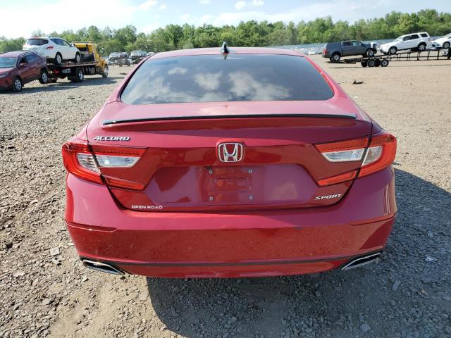 1HGCV1F3XMA043896 - 2021 HONDA ACCORD SPORT RED photo 6