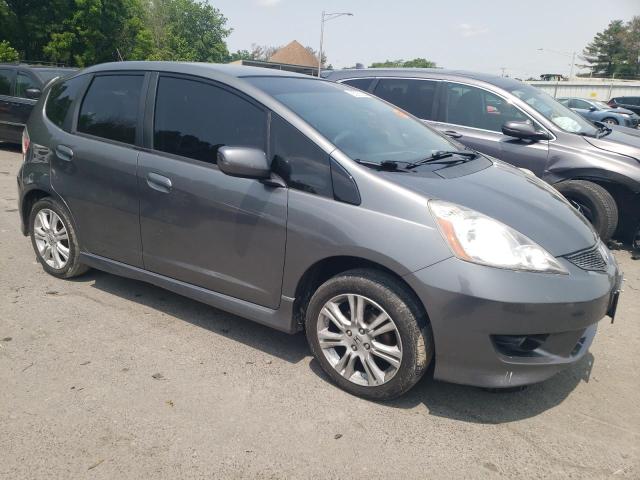 JHMGE8H62BC022556 - 2011 HONDA FIT SPORT GRAY photo 4