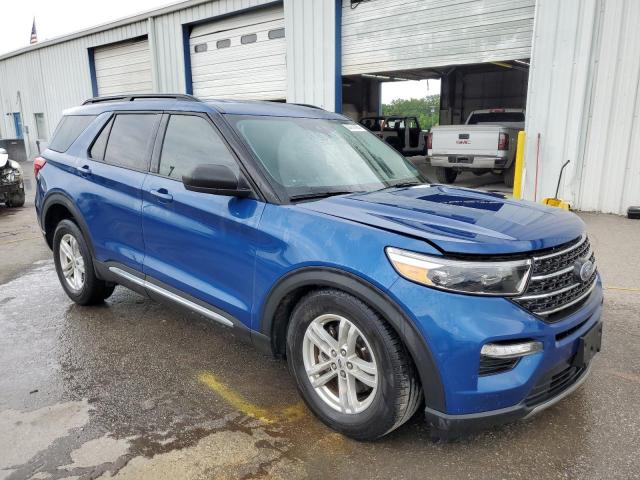 1FMSK7DH7NGC02324 - 2022 FORD EXPLORER XLT 蓝色 照片 4