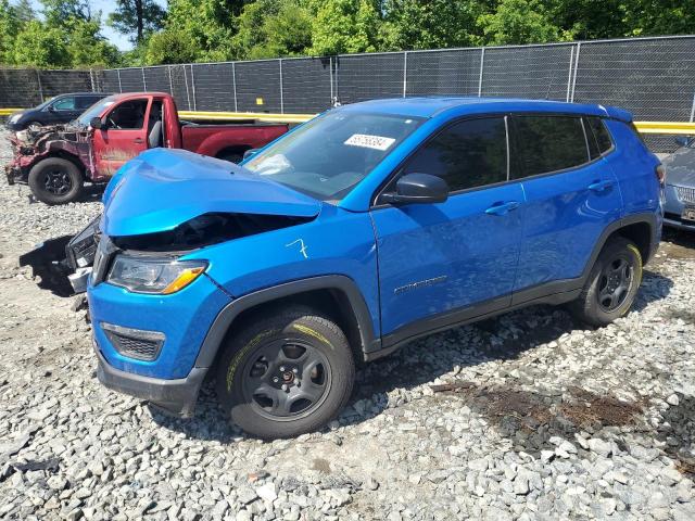 3C4NJDAB9JT480747 - 2018 JEEP COMPASS SPORT BLUE photo 1