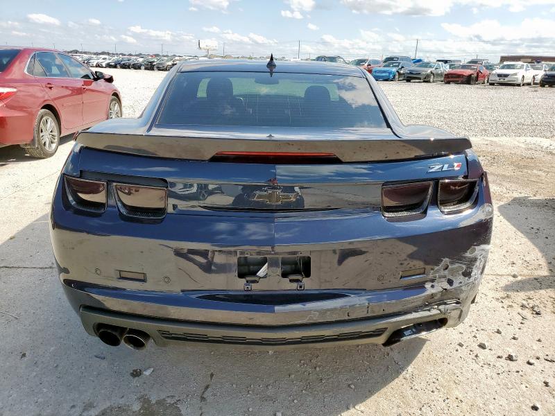 2G1FZ1EP9D9802420 - 2013 CHEVROLET CAMARO ZL1 BLUE photo 6