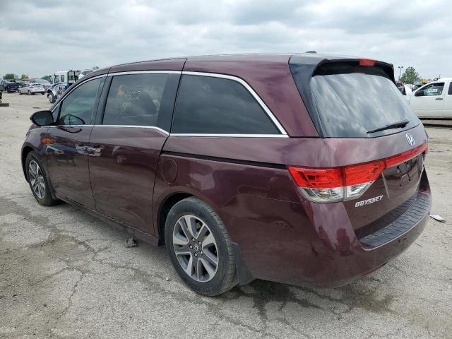 5FNRL5H92FB068552 - 2015 HONDA ODYSSEY TOURING BURGUNDY photo 2