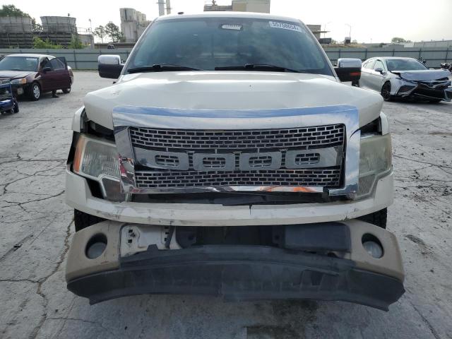 1FTPW12V89KC79243 - 2009 FORD F150 SUPERCREW WHITE photo 5