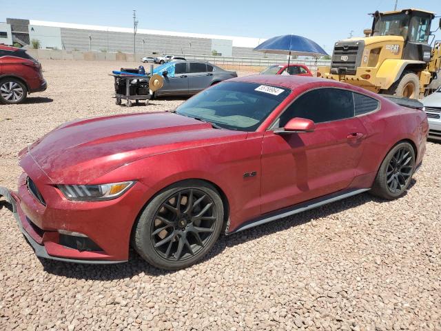 1FA6P8THXF5350484 - 2015 FORD MUSTANG RED photo 1