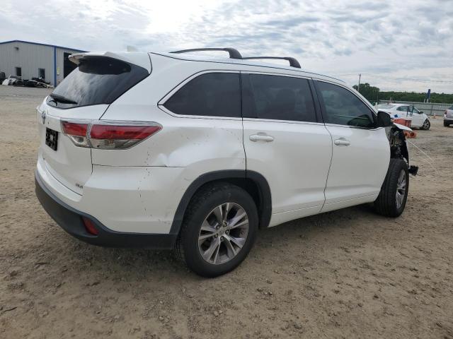 5TDKKRFH2FS077883 - 2015 TOYOTA HIGHLANDER XLE 白色 照片 3