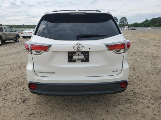 5TDKKRFH2FS077883 - 2015 TOYOTA HIGHLANDER XLE 白色 照片 6