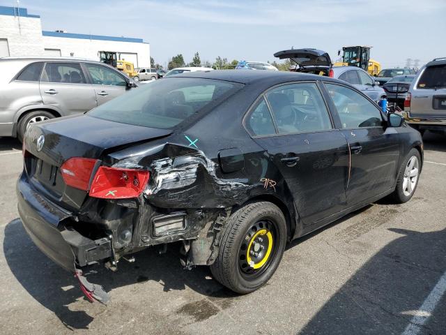 3VW2K7AJ7DM283399 - 2013 VOLKSWAGEN JETTA BASE Schwarz Foto 3