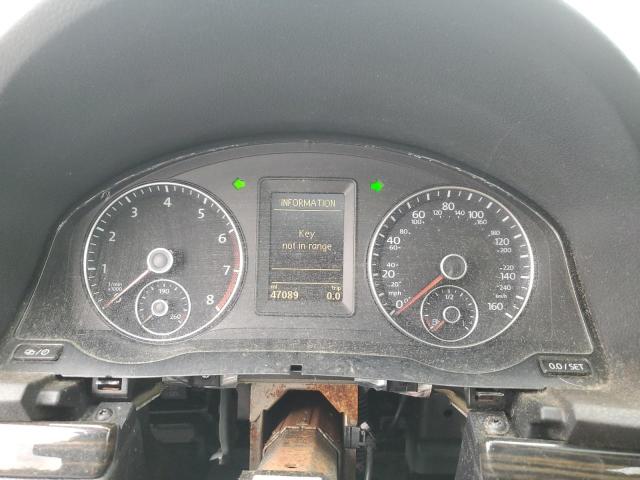 WVWFW8AH5EV001909 - 2014 VOLKSWAGEN EOS LUX WHITE photo 9