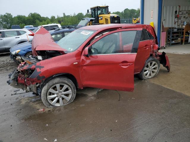 4A4AR4AU9EE003324 - 2014 MITSUBISHI OUTLANDER SE RED photo 1