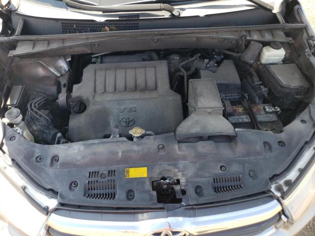 5TDJKRFHXFS183025 - 2015 TOYOTA HIGHLANDER XLE Gümüş foto 12