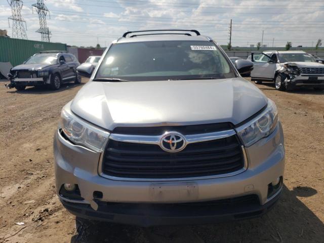 5TDJKRFHXFS183025 - 2015 TOYOTA HIGHLANDER XLE Gümüş foto 5