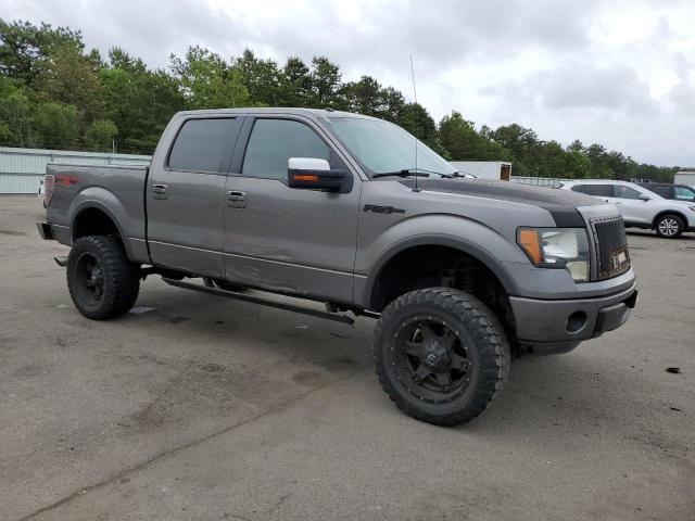 1FTFW1EF2BFB94669 - 2011 FORD F150 SUPERCREW GRAY photo 4