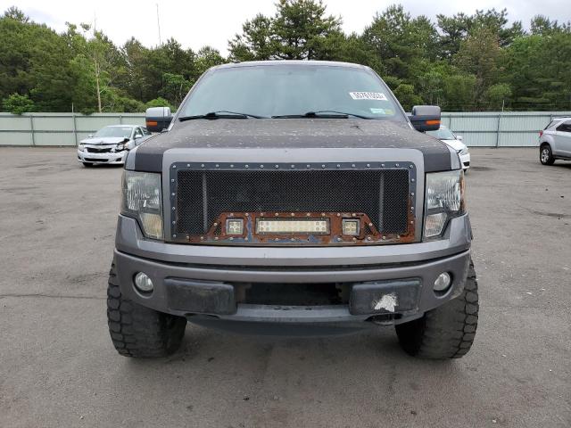 1FTFW1EF2BFB94669 - 2011 FORD F150 SUPERCREW GRAY photo 5