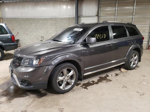 3C4PDCGGXHT590665 - 2017 DODGE JOURNEY CROSSROAD GRAY photo 1