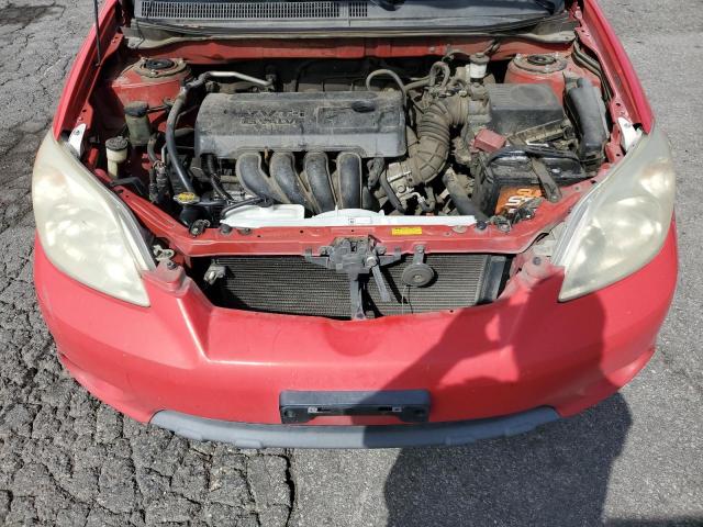 2T1KR32E57C671432 - 2007 TOYOTA COROLLA MA XR RED photo 12