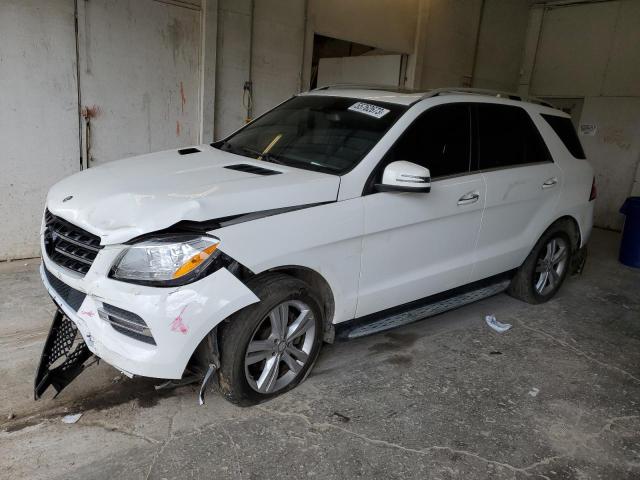 4JGDA5HB6FA604586 - 2015 MERCEDES-BENZ ML 350 4MATIC WHITE photo 1