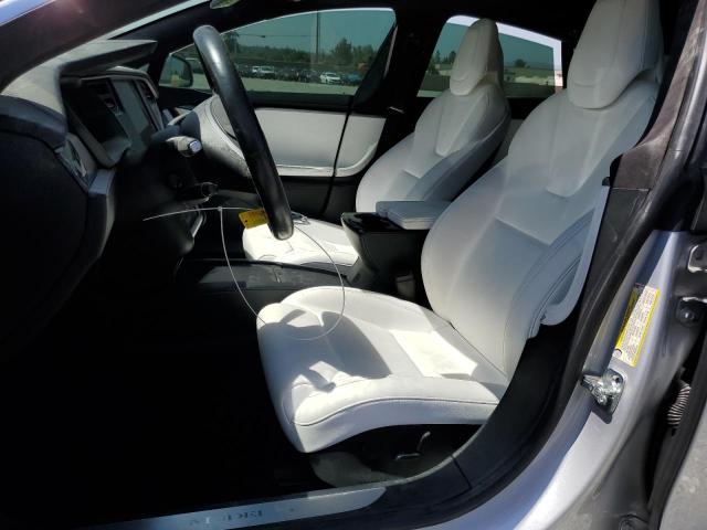 5YJSA1E28JF273177 - 2018 TESLA MODEL S Plata foto 7