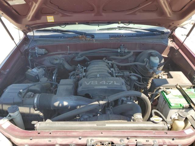 5TBBT44186S479616 - 2006 TOYOTA TUNDRA ACCESS CAB SR5 BURGUNDY photo 11