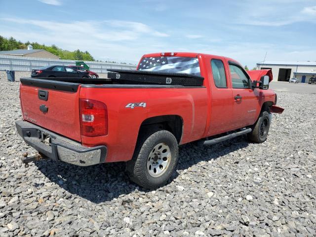 1GCRKPEA0BZ417144 - 2011 CHEVROLET SILVER1500 K1500 RED photo 3