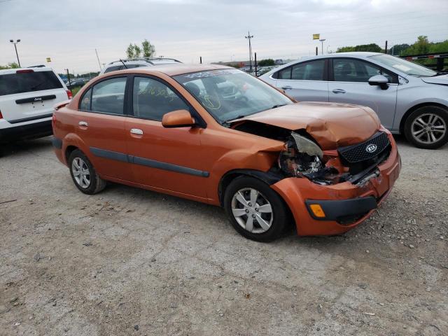 KNADE223X96451367 - 2009 KIA RIO BASE ORANGE photo 4