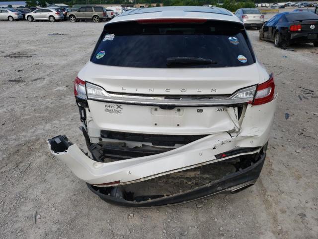 2LMPJ8LR5JBL40720 - 2018 LINCOLN MKX RESERVE Սպիտակ լուսանկար 6