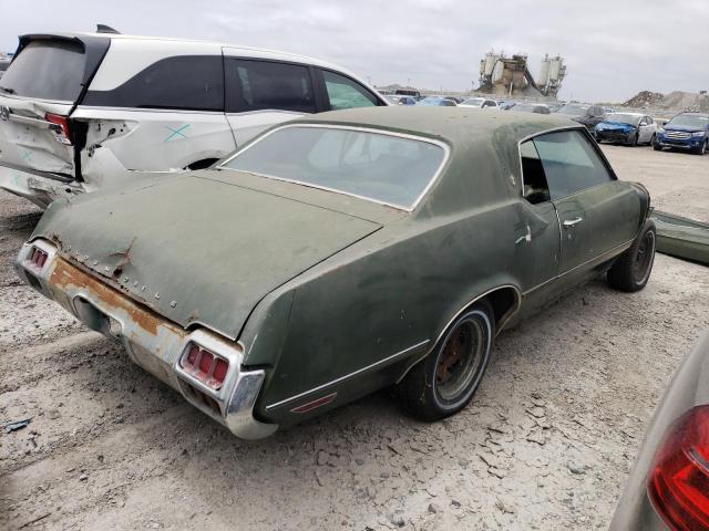 3J57K2Z110934 - 1972 OLDSMOBILE CUTLASS SU GREEN photo 3