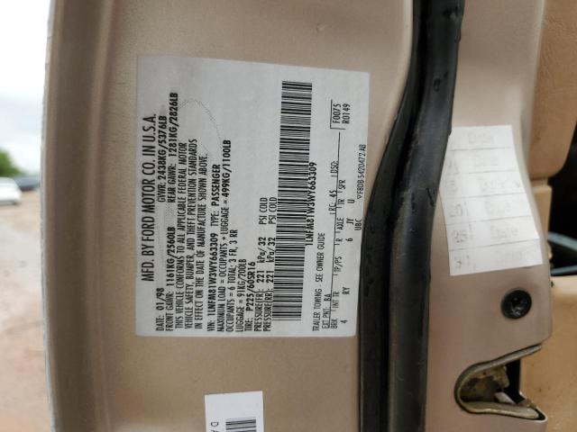 1LNFM81W3WY663309 - 1998 LINCOLN TOWN CAR EXECUTIVE Braun Foto 12