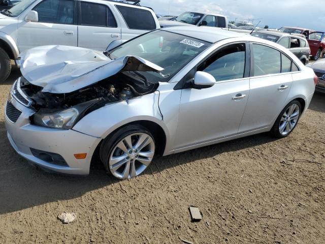 1G1PG5SB3D7206957 - 2013 CHEVROLET CRUZE LTZ SILVER photo 1