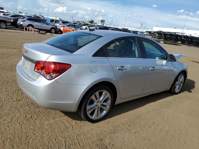 1G1PG5SB3D7206957 - 2013 CHEVROLET CRUZE LTZ SILVER photo 3