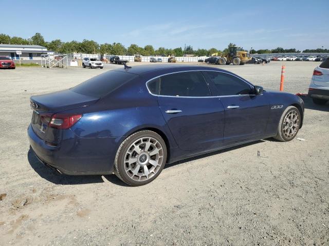 ZAM56RRA5E1107188 - 2014 MASERATI QUATTROPOR S BLUE photo 3