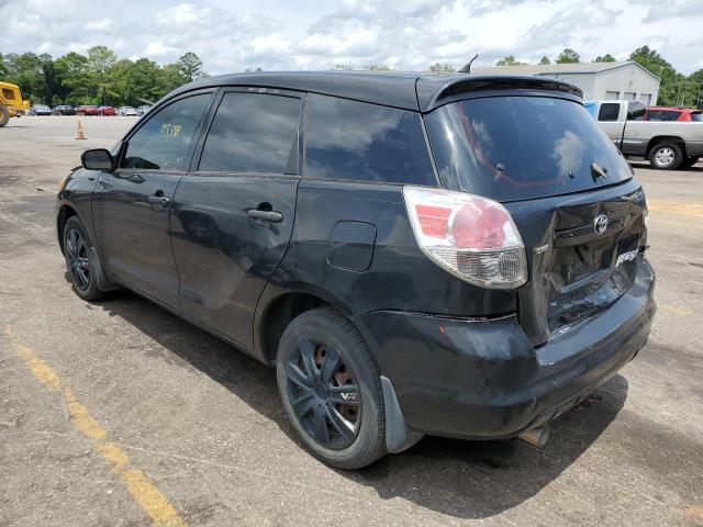 2T1KR32E18C711720 - 2008 TOYOTA COROLLA MA XR BLACK photo 2