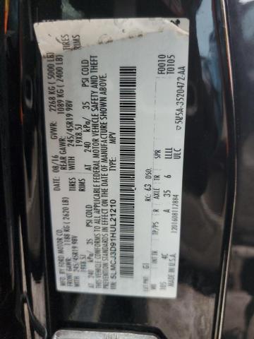 5LMCJ3D91HUL21210 - 2017 LINCOLN MKC RESERVE Siyah fotoğraf 13