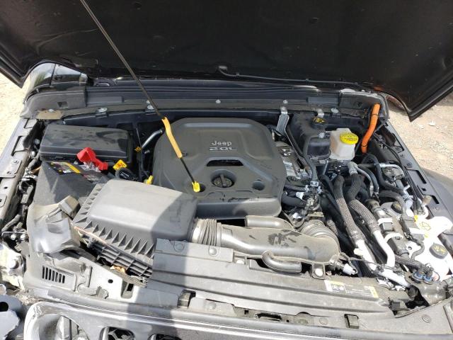 1C4JJXP60NW228217 - 2022 JEEP WRANGLER U SAHARA 4XE GRAY photo 11