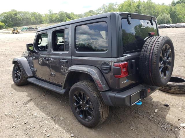 1C4JJXP60NW228217 - 2022 JEEP WRANGLER U SAHARA 4XE GRAY photo 2